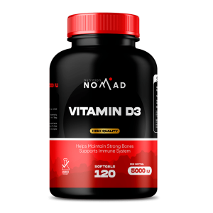 Vitamin D3 5000 120 капсул, 5490 тенге